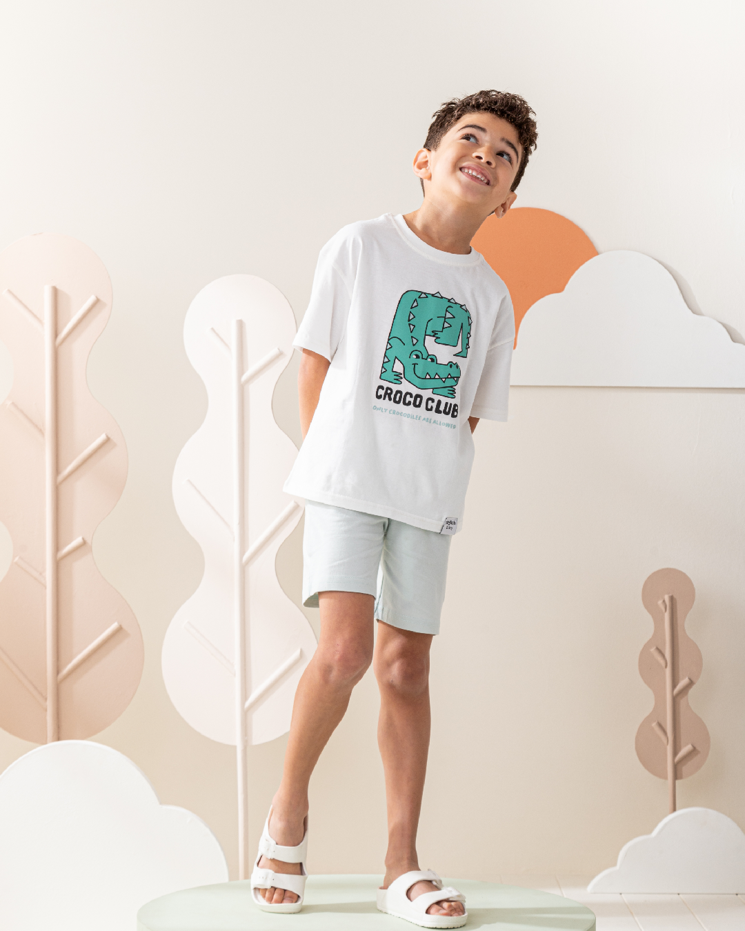 بيجاما شورت قطن نص كًم تمساح