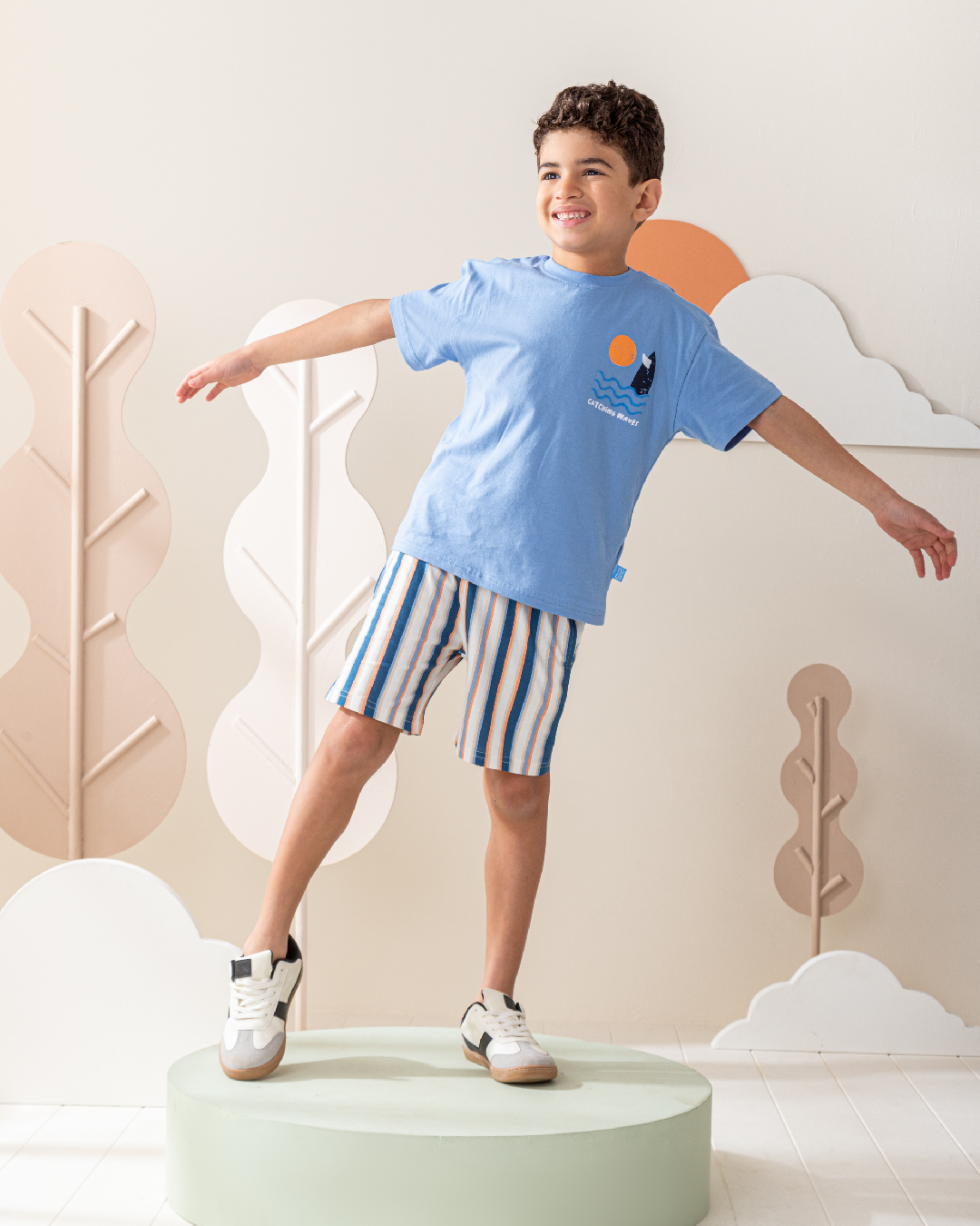 بيجاما نص كم و شورت قطن