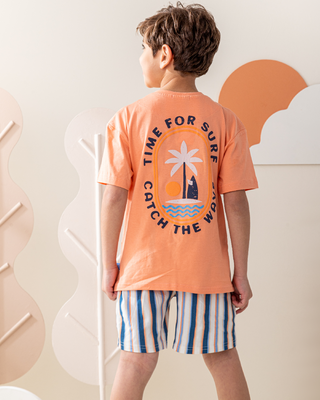 بيجاما نص كم و شورت قطن