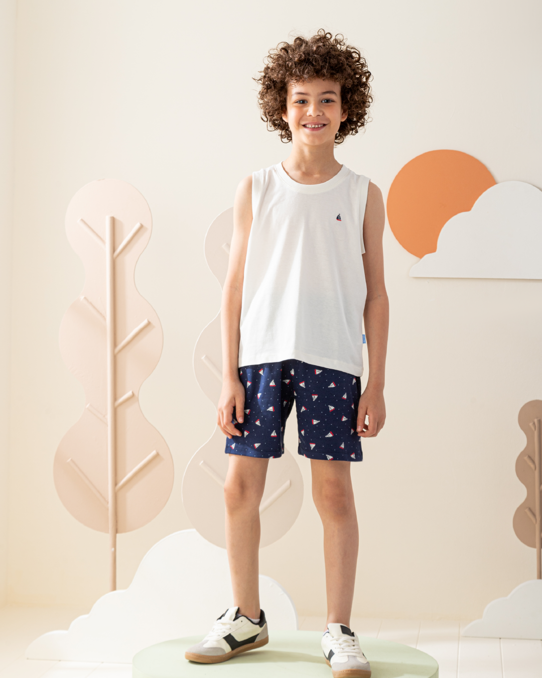 بيجاما  كات و شورت قطن البحار الصغير