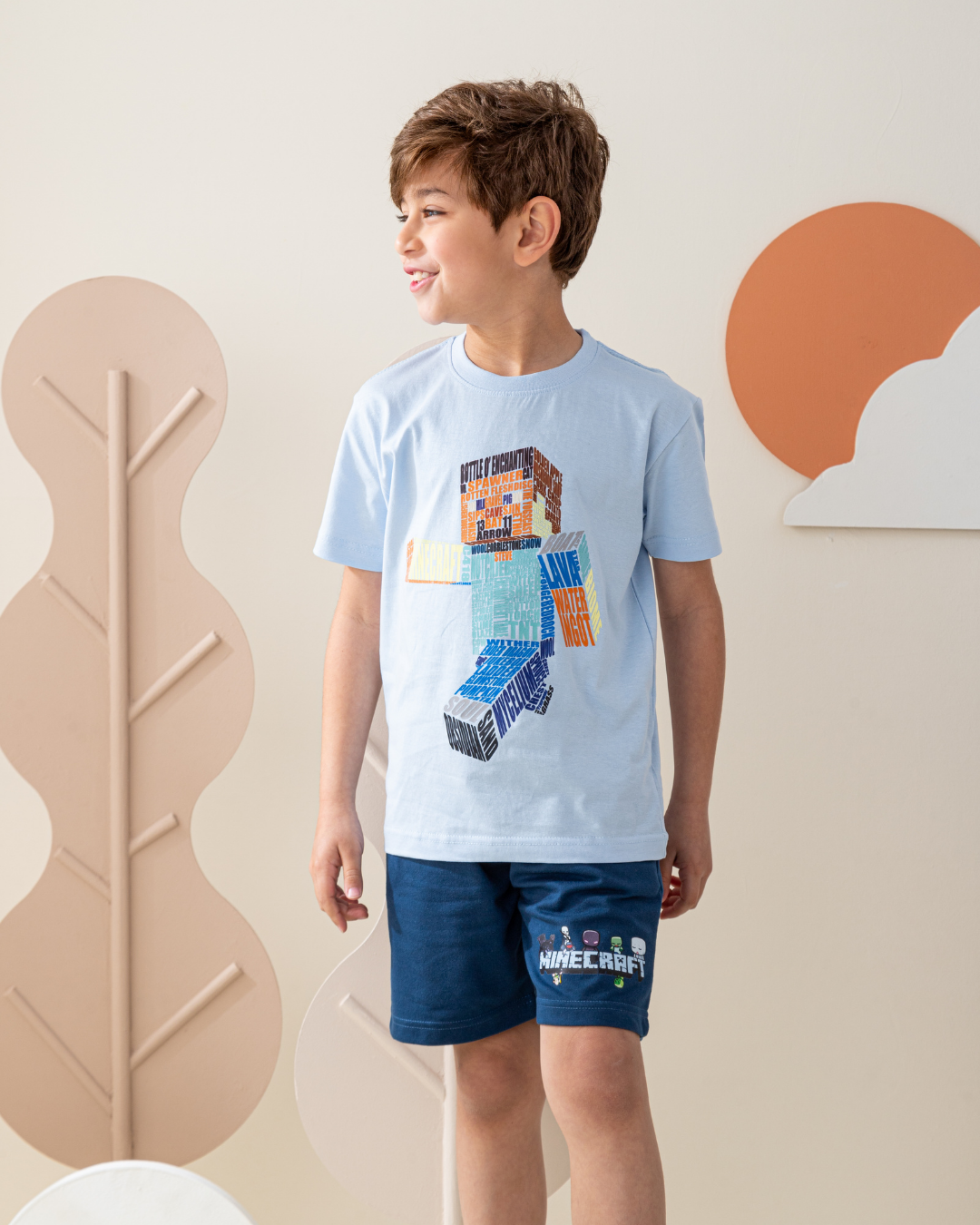 Mine craft بيجاما أولادي