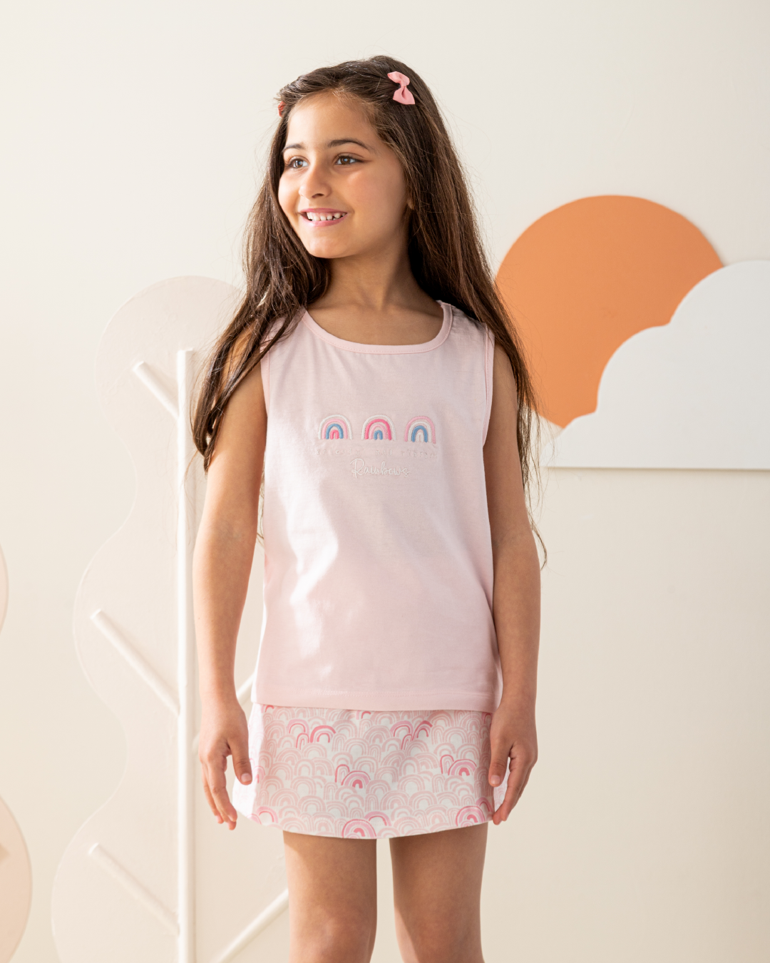 طقم جيبة قطن قوص قزح