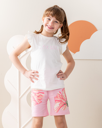 بيجاما  شورت قطن ورود كبيره