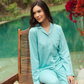 Harimi pajamas open with a long sleeve and trousers