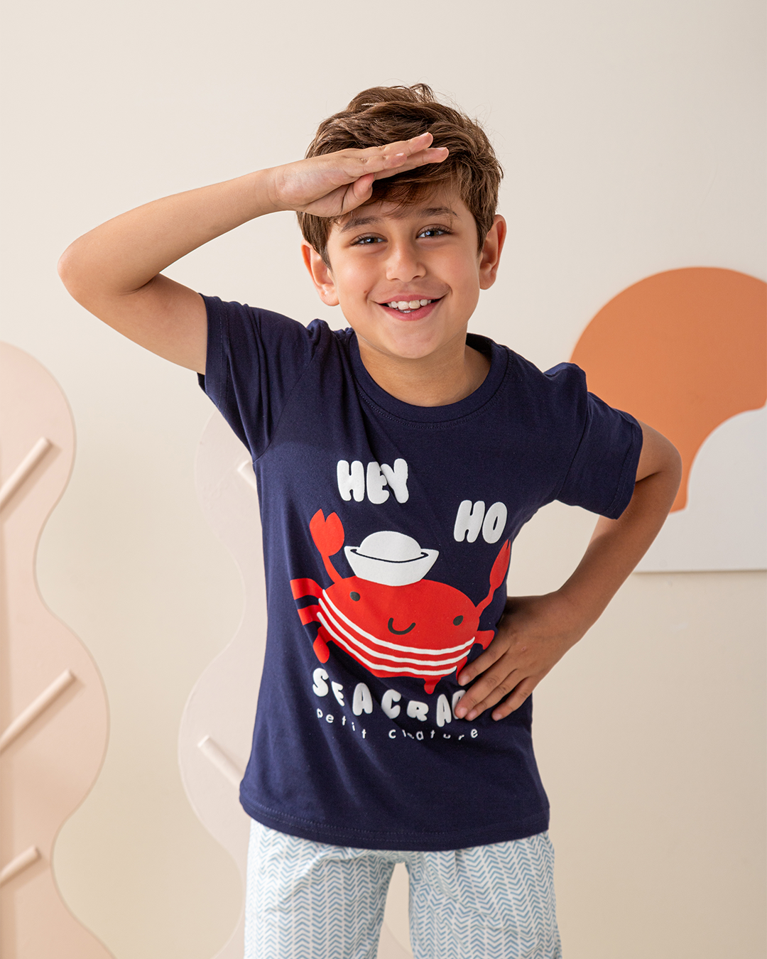 بيجاما بنطلون قطن مخلوقات صغيره و كبيره