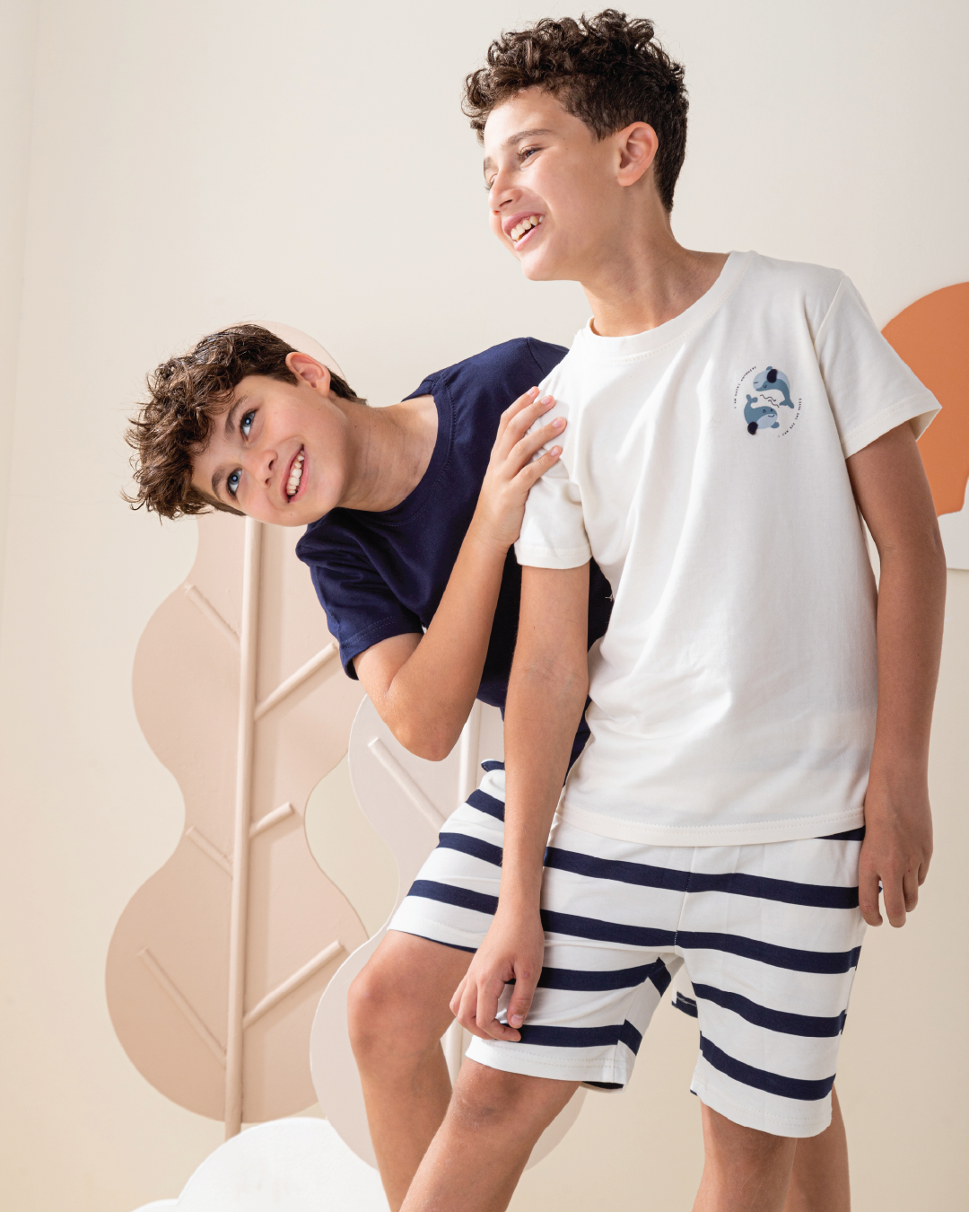 بيجاما شورت مقلم سمر ميلتون نص كم