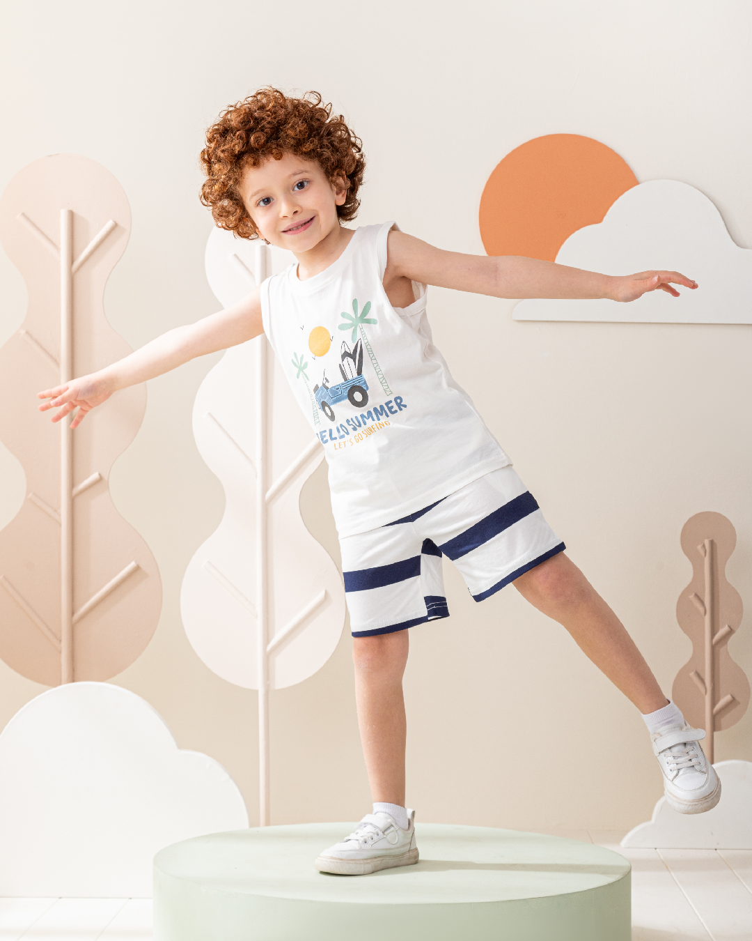 بيجاما كات و شورت جيرسى اهلا بالصيف