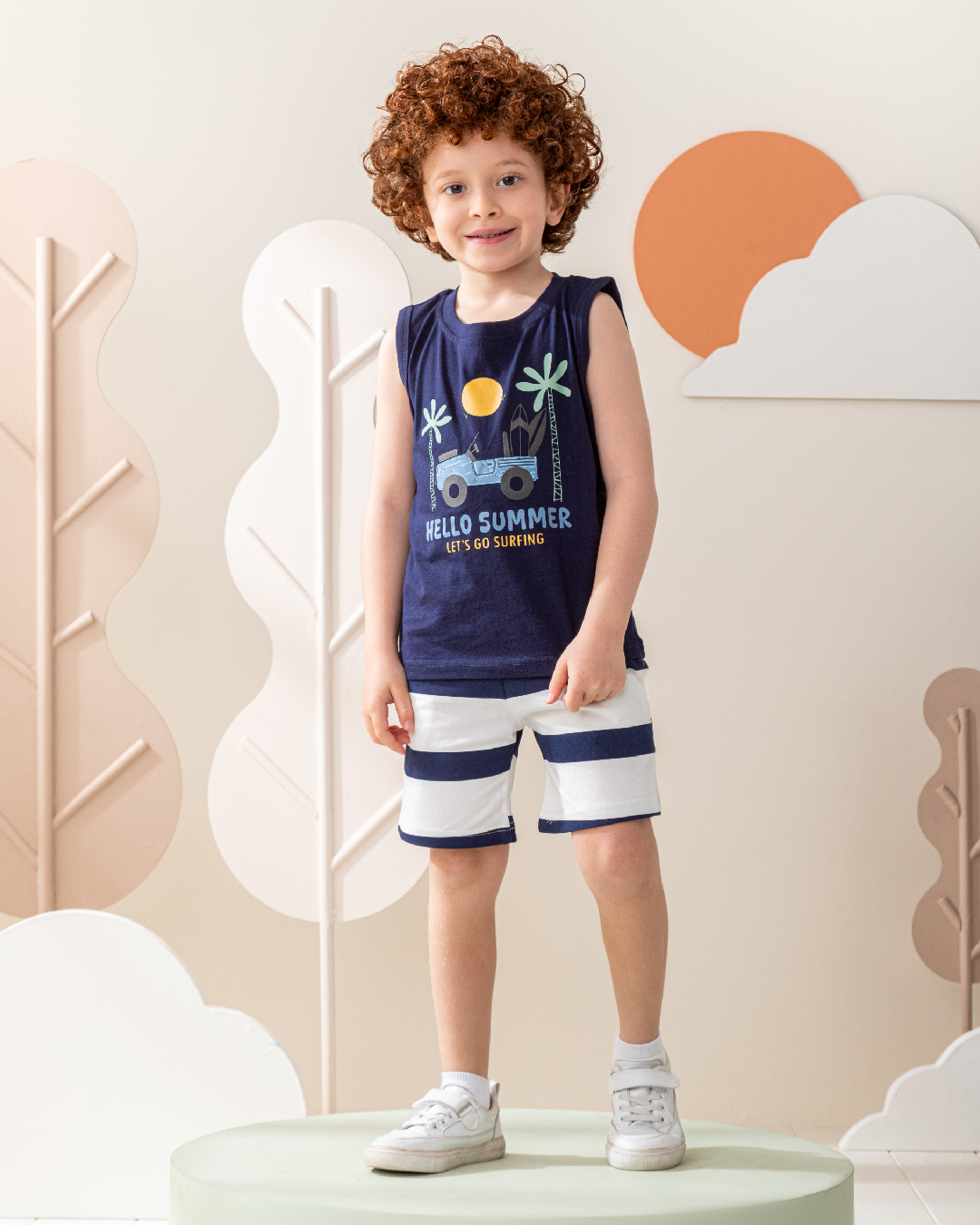 بيجاما كات و شورت جيرسى اهلا بالصيف