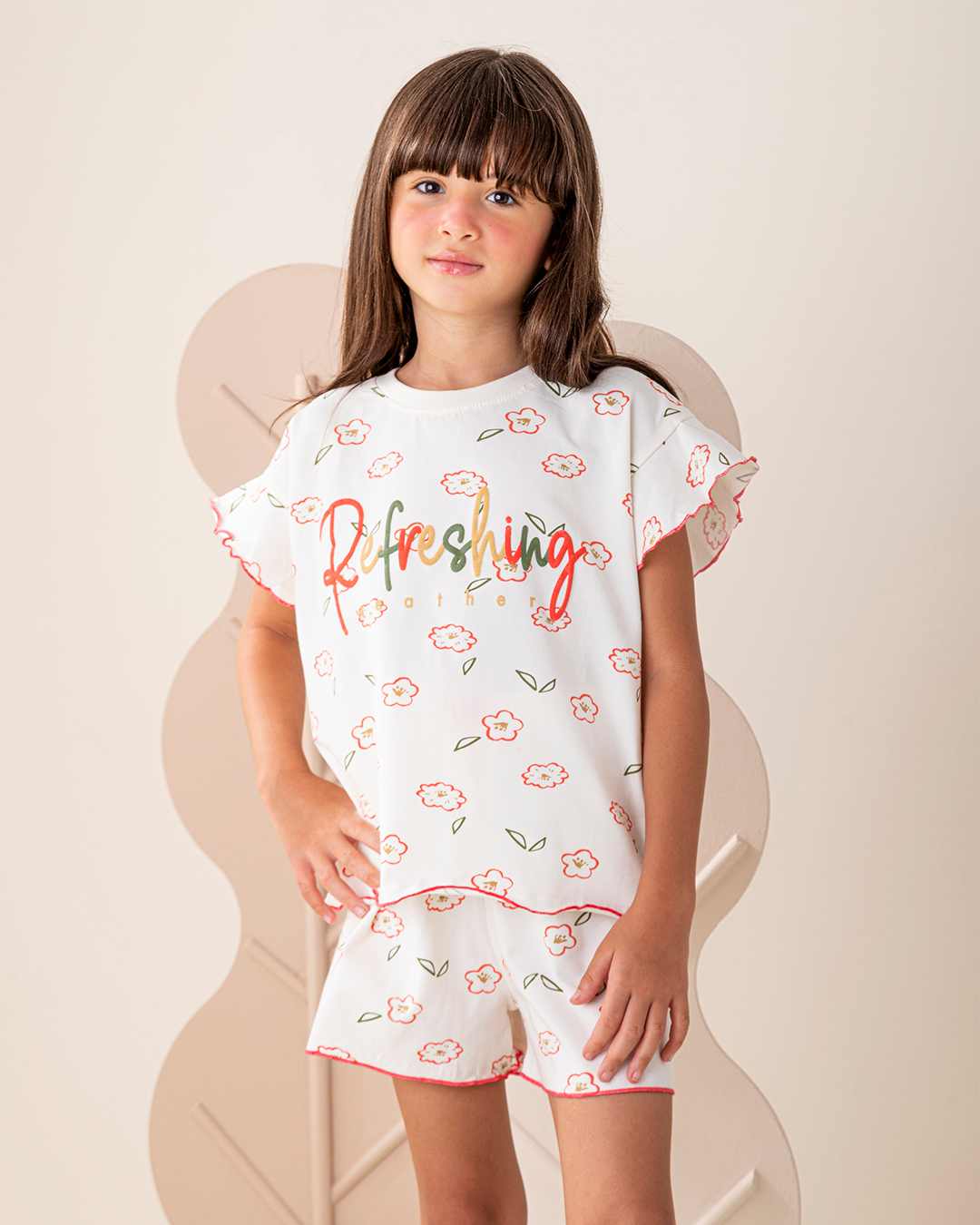 بيجاما شورت قطن جو منعش