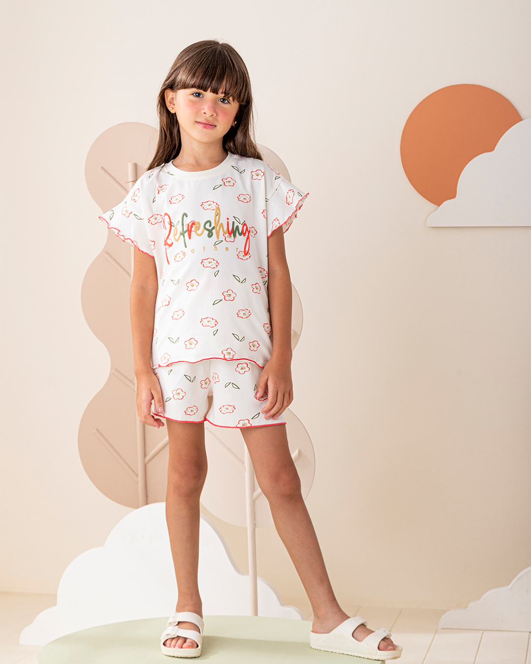 بيجاما شورت قطن جو منعش