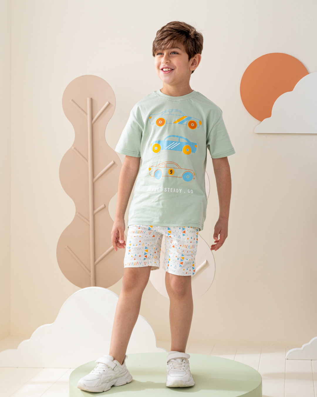 بيجاما نص كم و شورت قطن سيارات