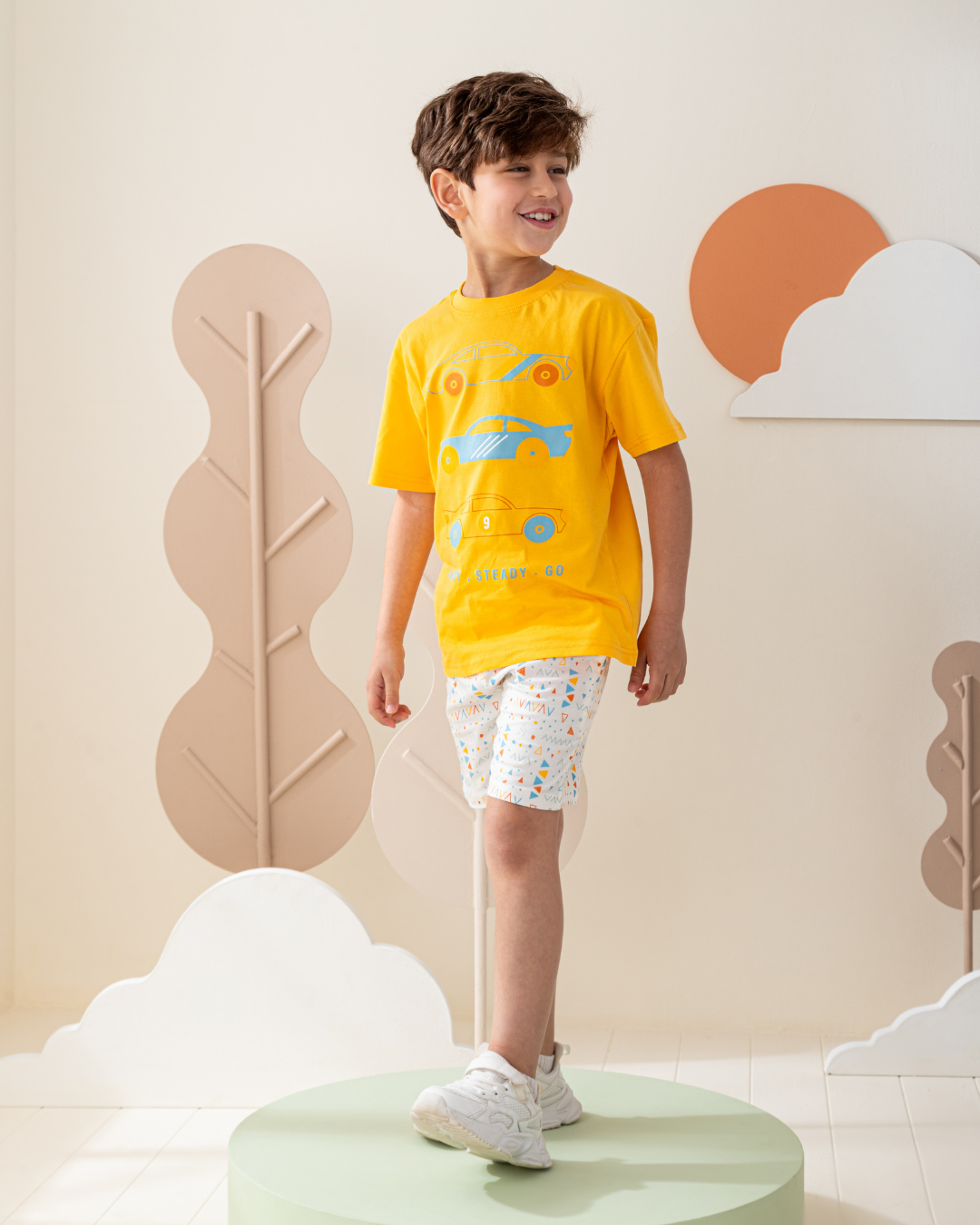 بيجاما نص كم و شورت قطن سيارات