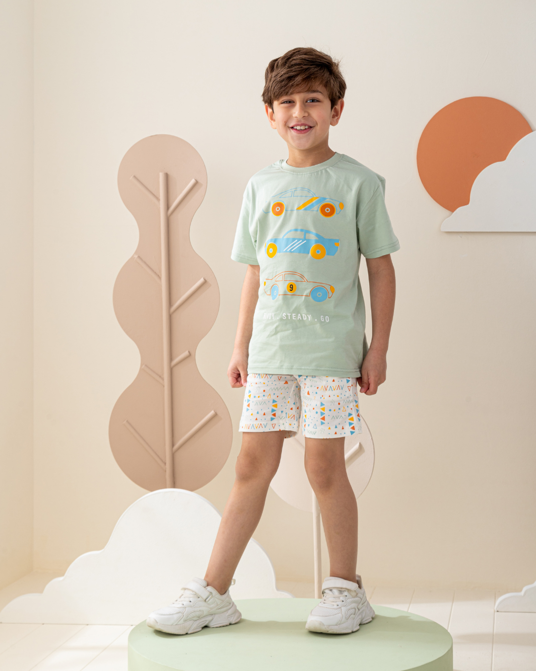 بيجاما نص كم و شورت قطن سيارات