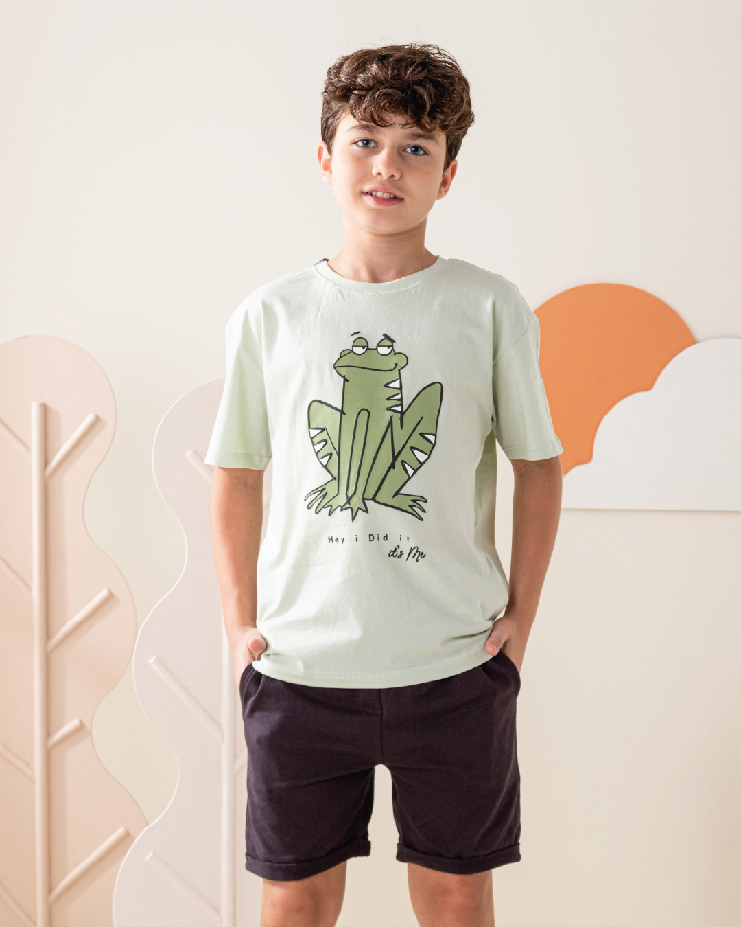 بيجاما نص كم و شورت سمر ميلتون نمر و ضفضعه