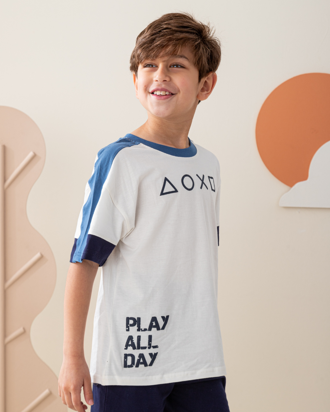 بيجاما نص كم  قصات و شورت قطن