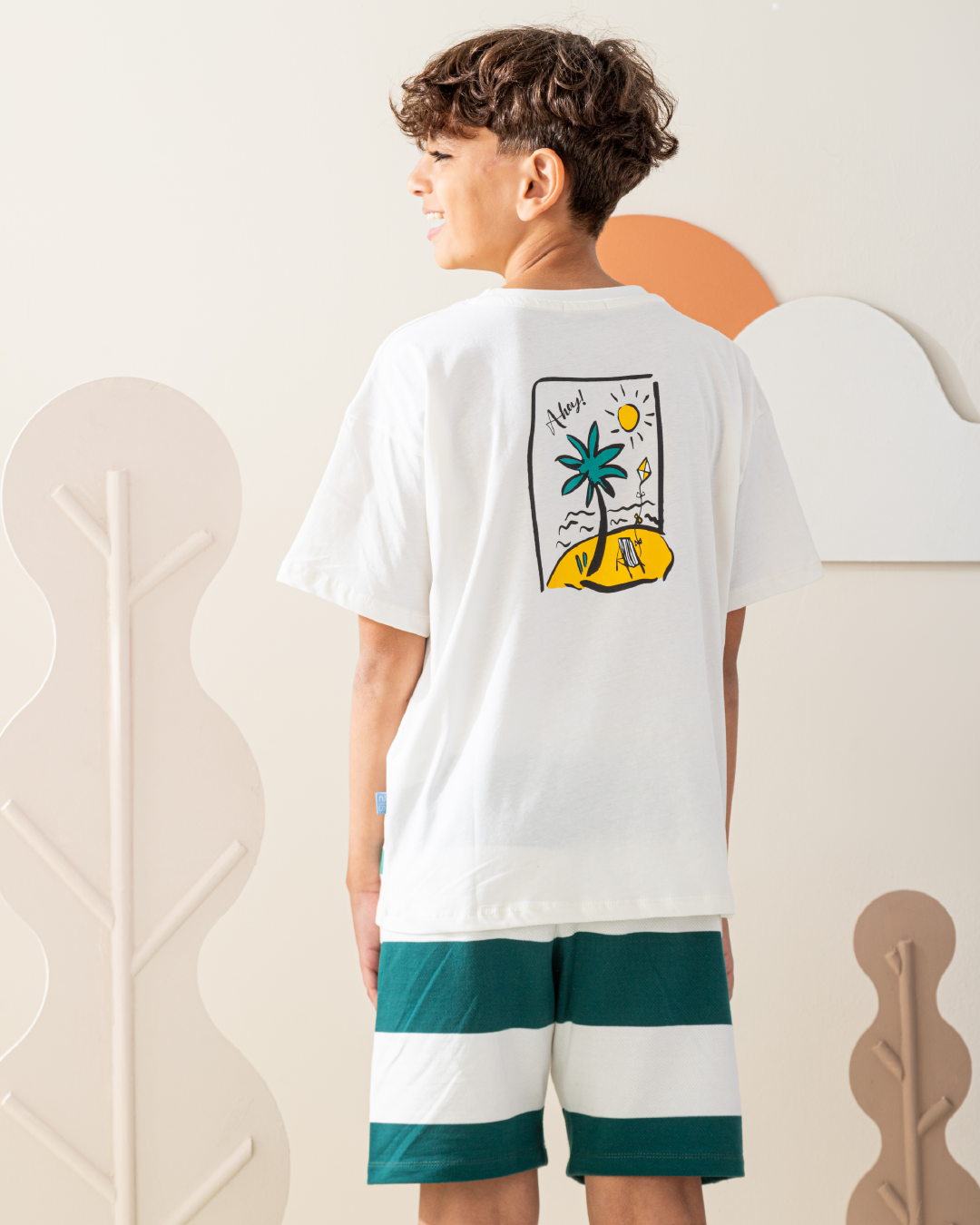 بيجاما شورت سمر ميلتون مخطط