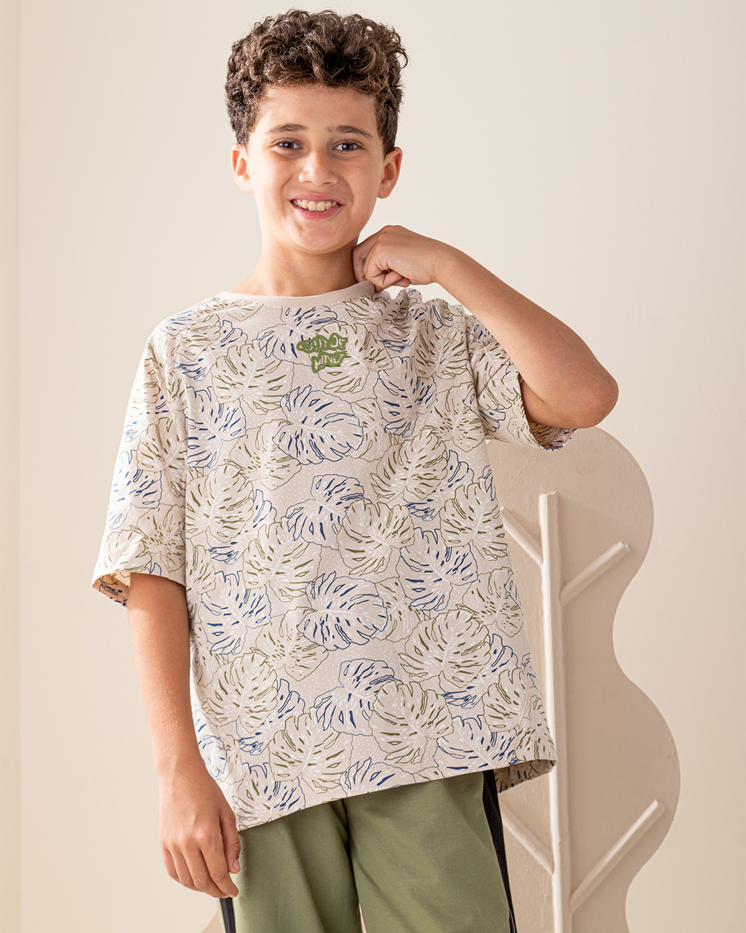 بيجاما بنطلون سمر ميلتون و توب ورق شجر