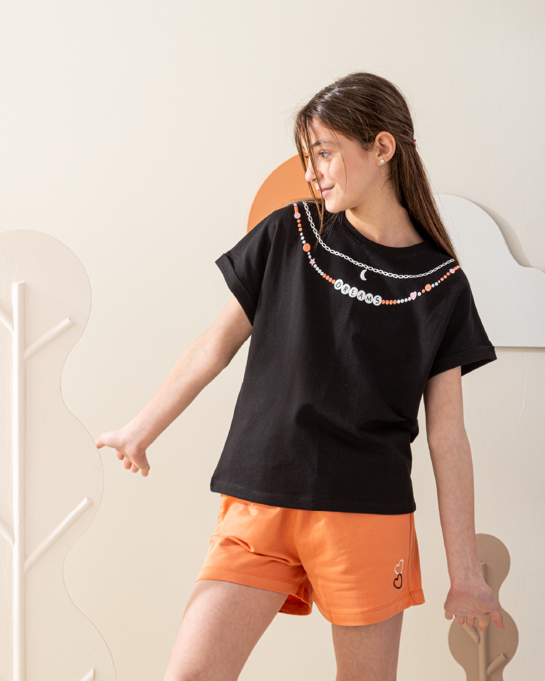 طقم شورت سمر ميلتون نص كم و كتف ساقط