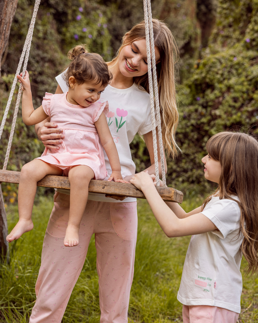 Mother's day flowers baby girls dress