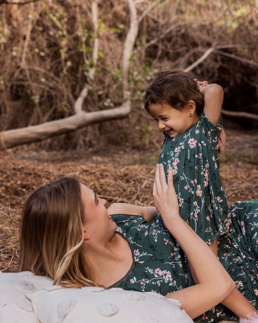 فستان جيرسيه لعيد الأم الحديقه الخضراء