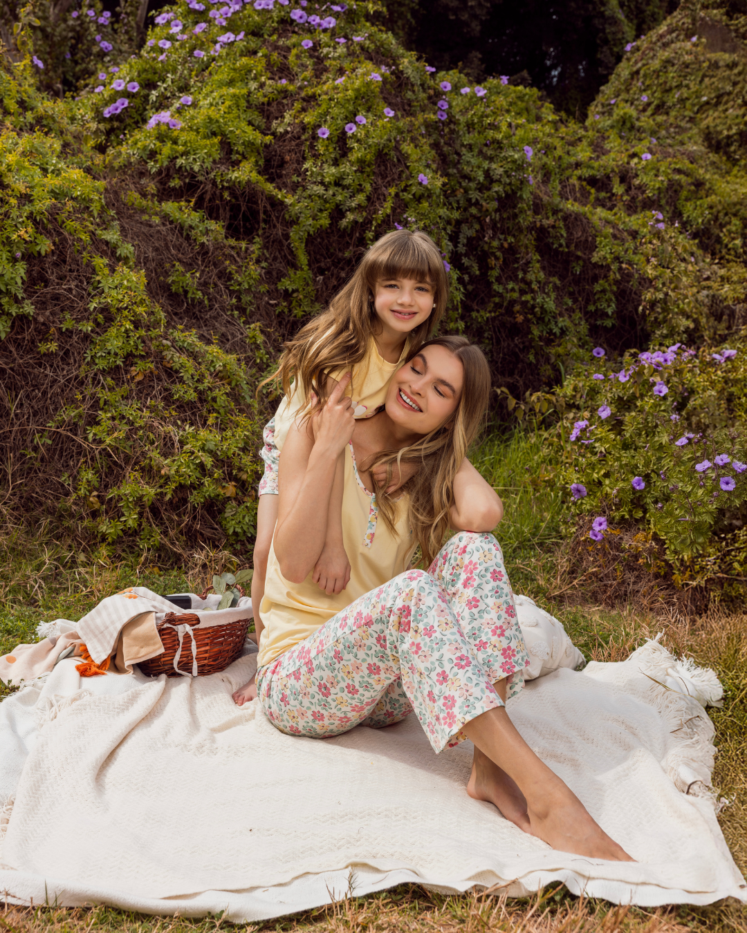 بيجاما  قطن ليكرا ورود