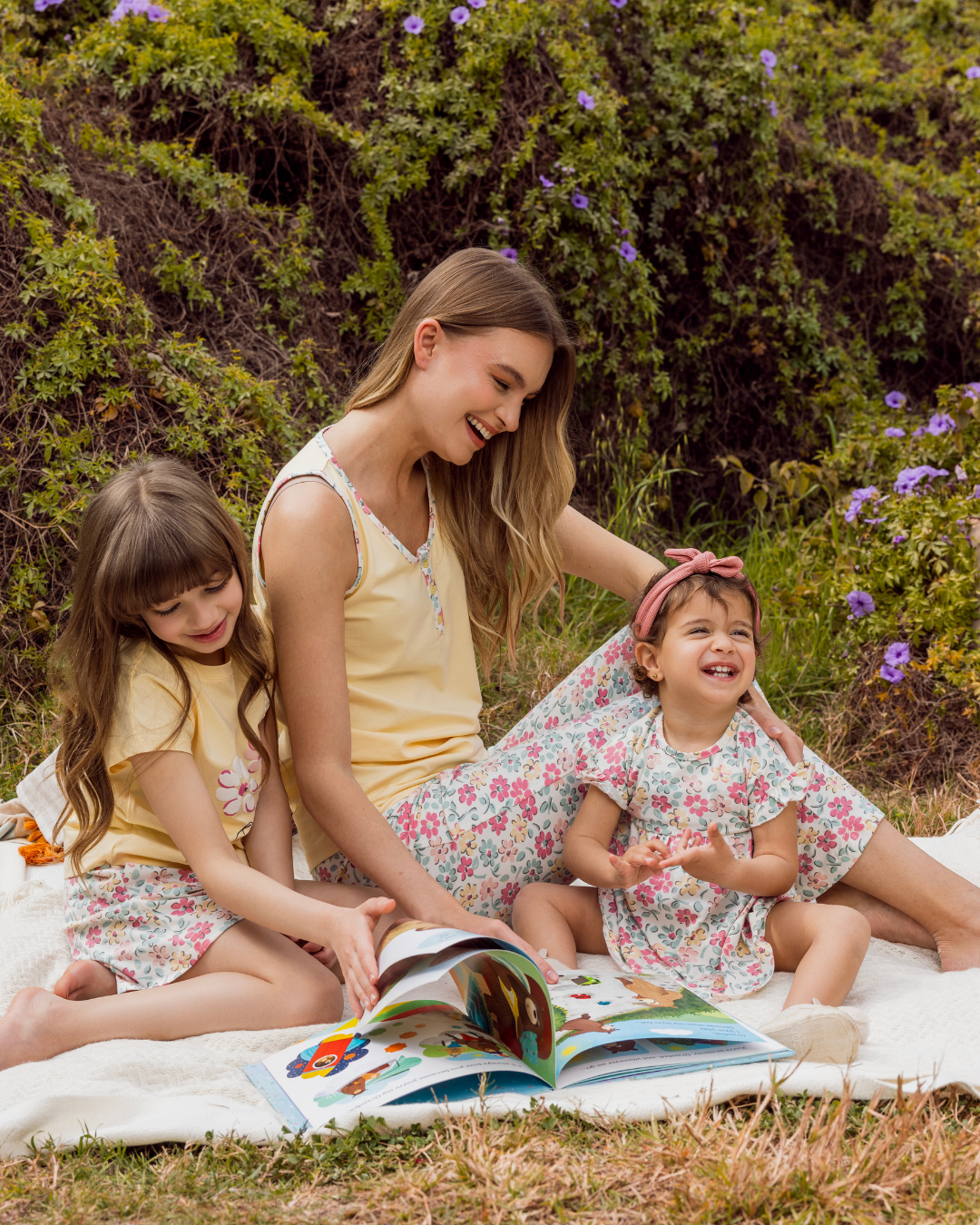 بيجاما  قطن ليكرا ورود