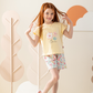 Moms Queen Girls' Cotton Lycra Pajamas