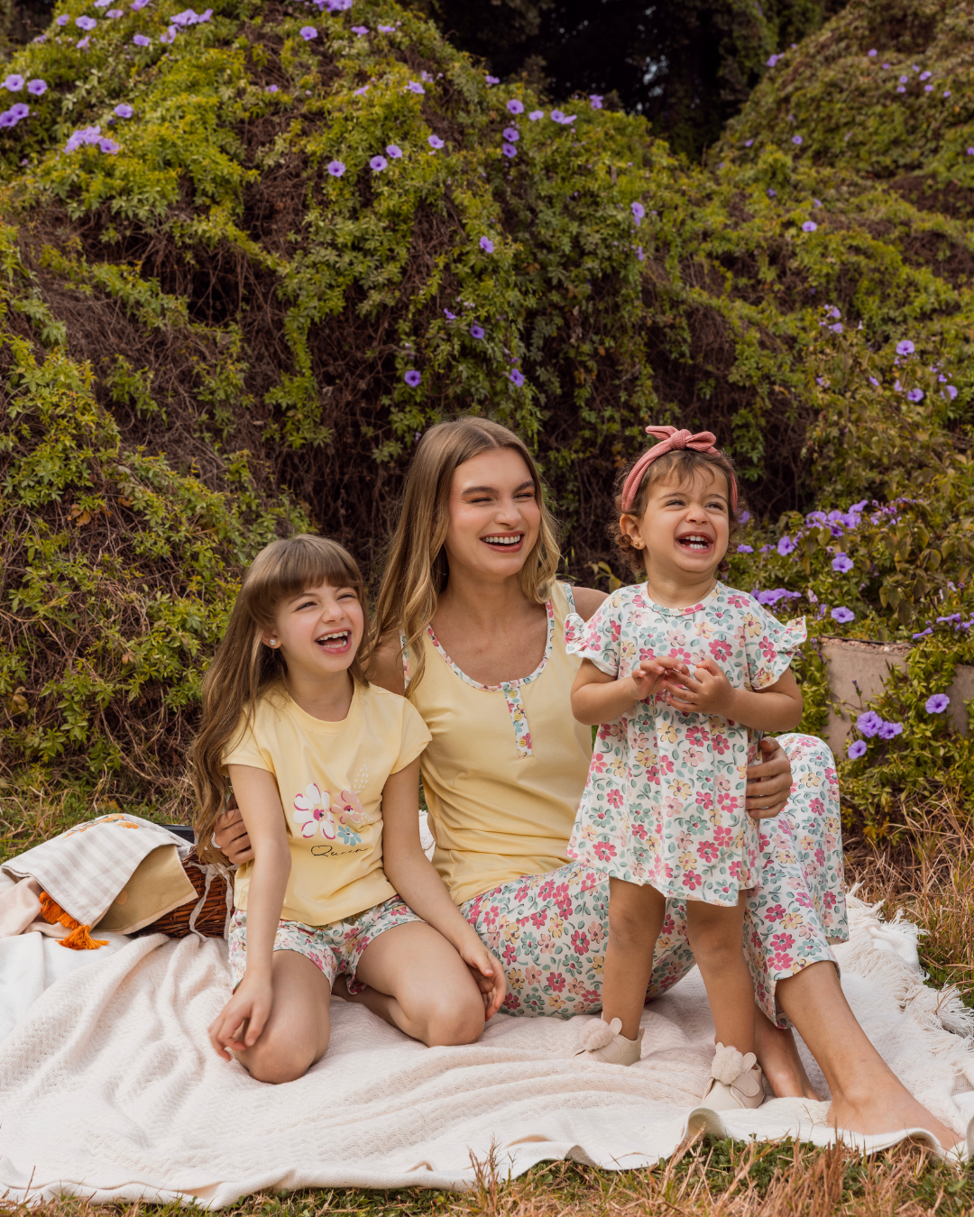 Flower فستان بيبي بناتي مطبوع ورد قطن ليكرا