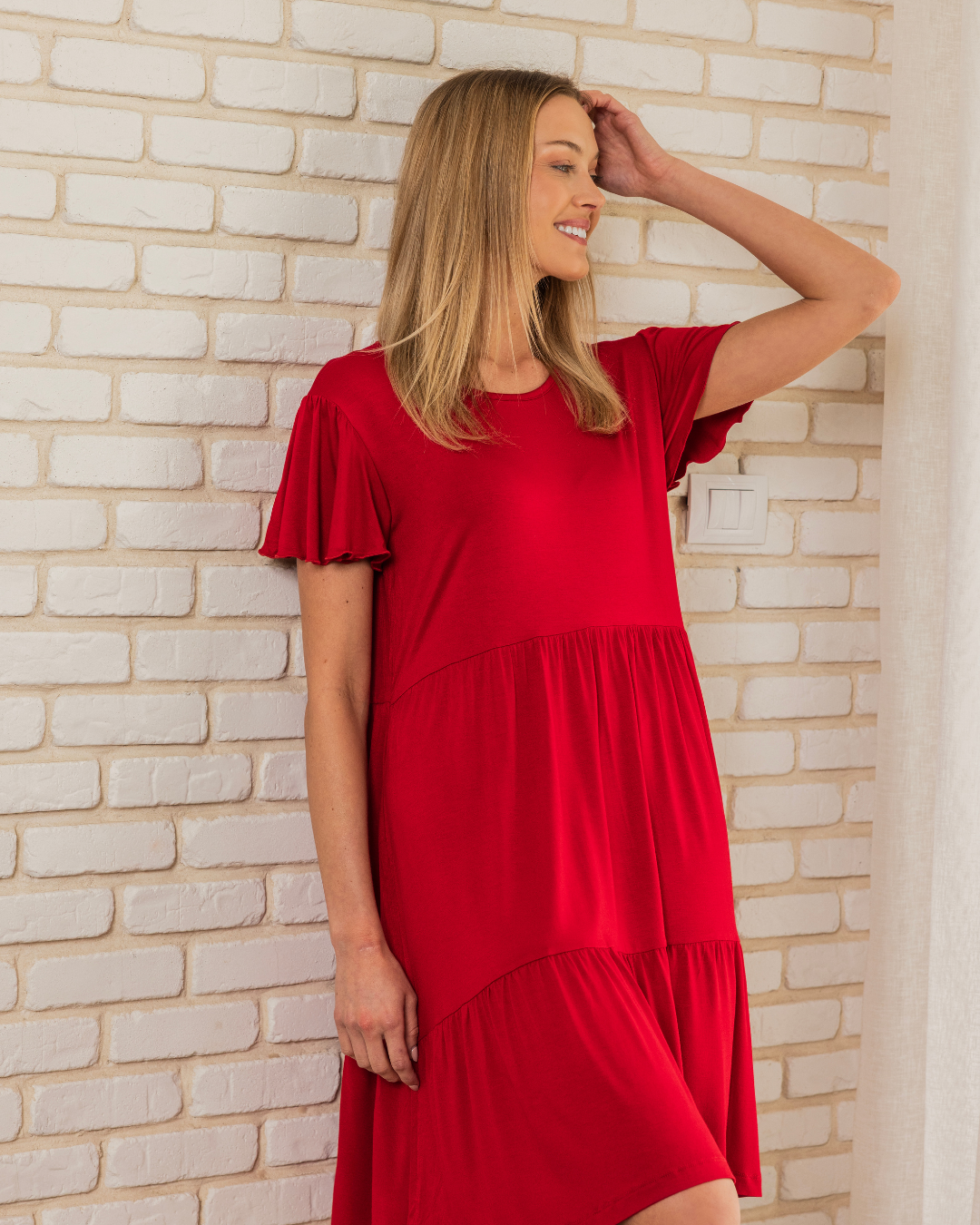 Layered Dress viscose lycra