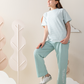 pajamas half sleeves and pants Summer melton