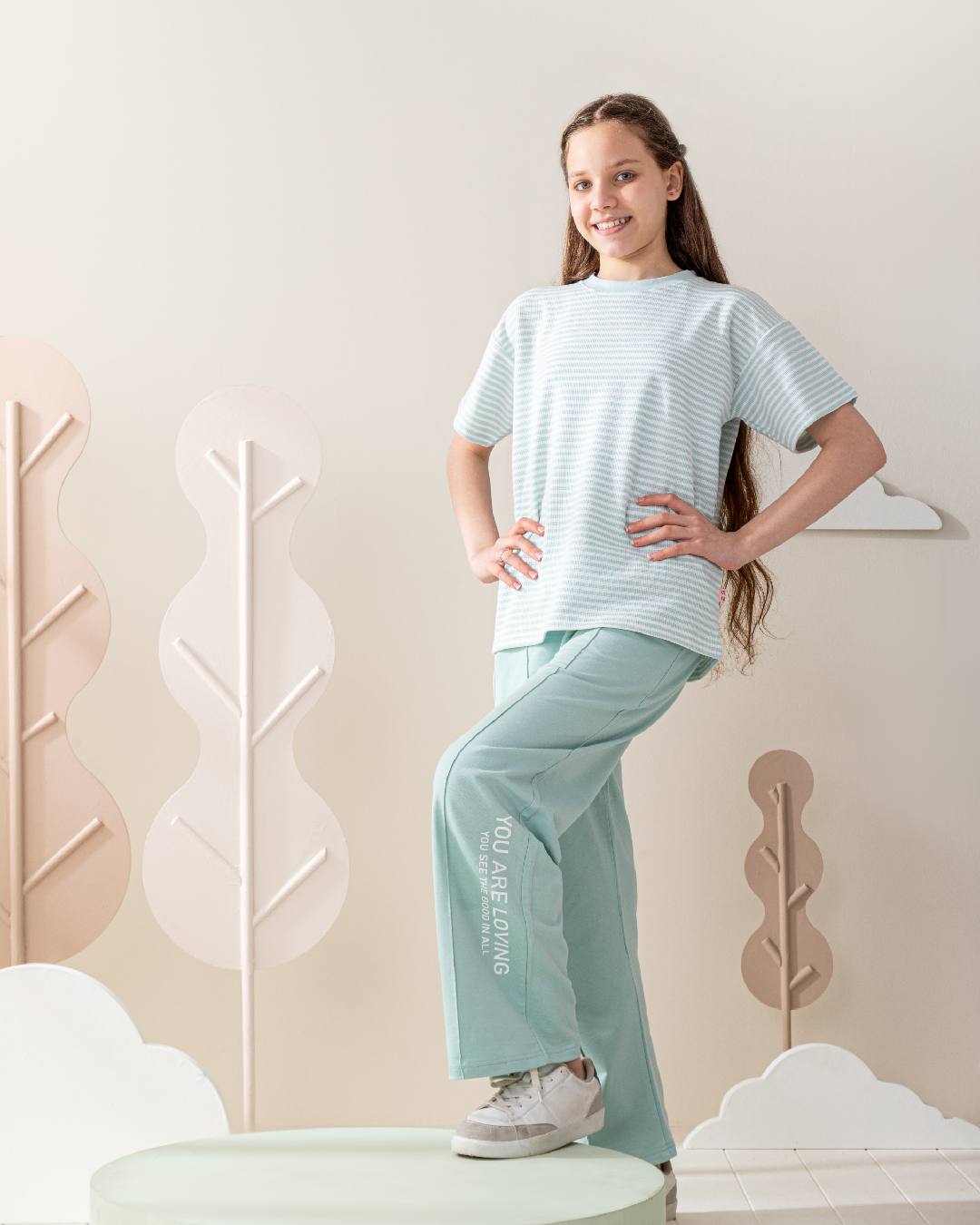 pajamas half sleeves and pants Summer melton