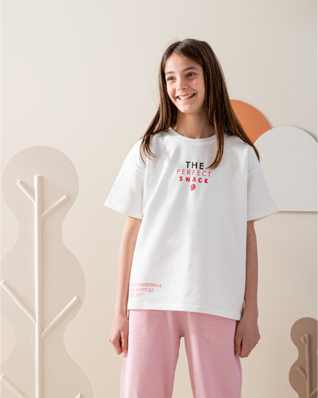 Strawberry Bites Half Sleeve Pajamas summer melton