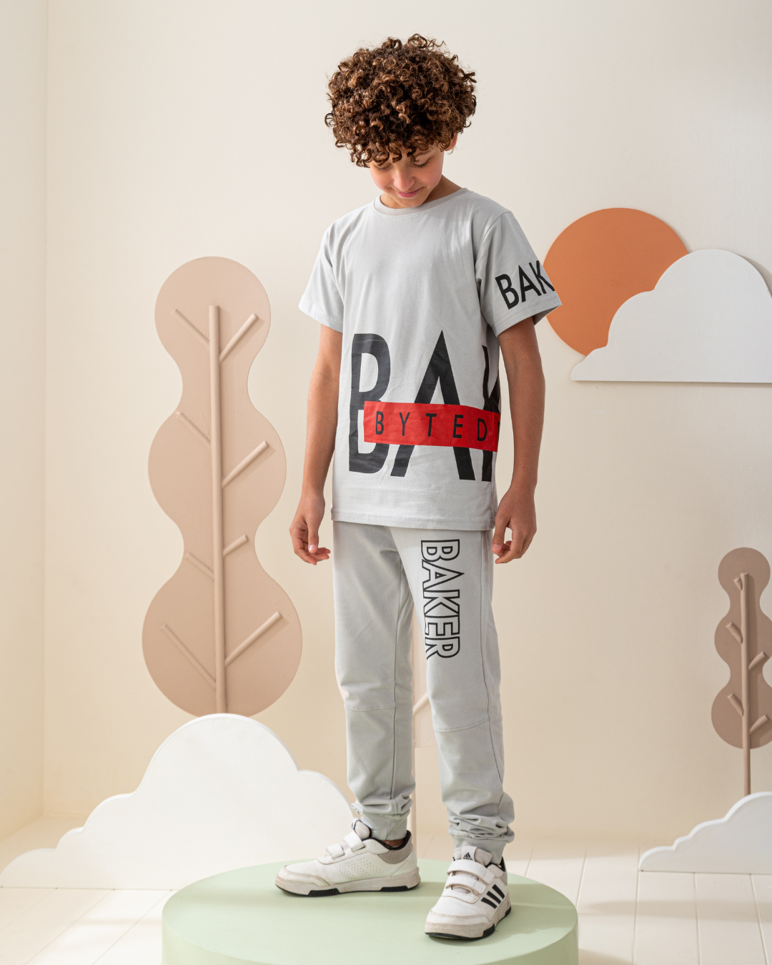 Baker بيجاما اولادي تيشرت و بنطلون