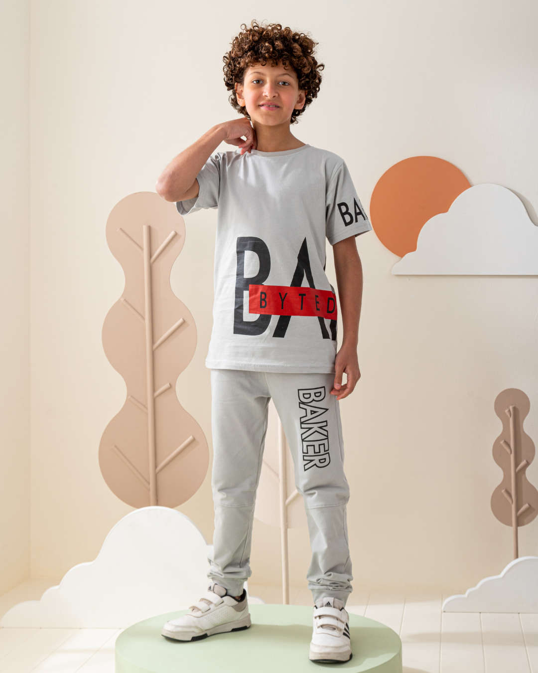 Baker بيجاما اولادي تيشرت و بنطلون