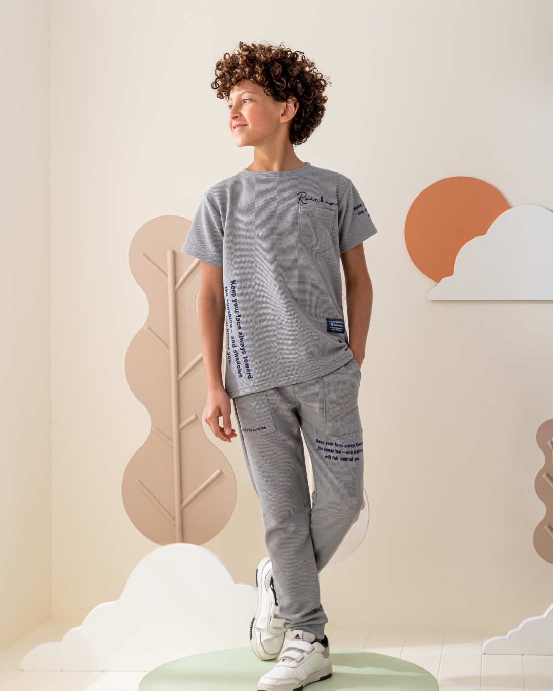 relax بيجاما اولادي تيشرت و بنطلون