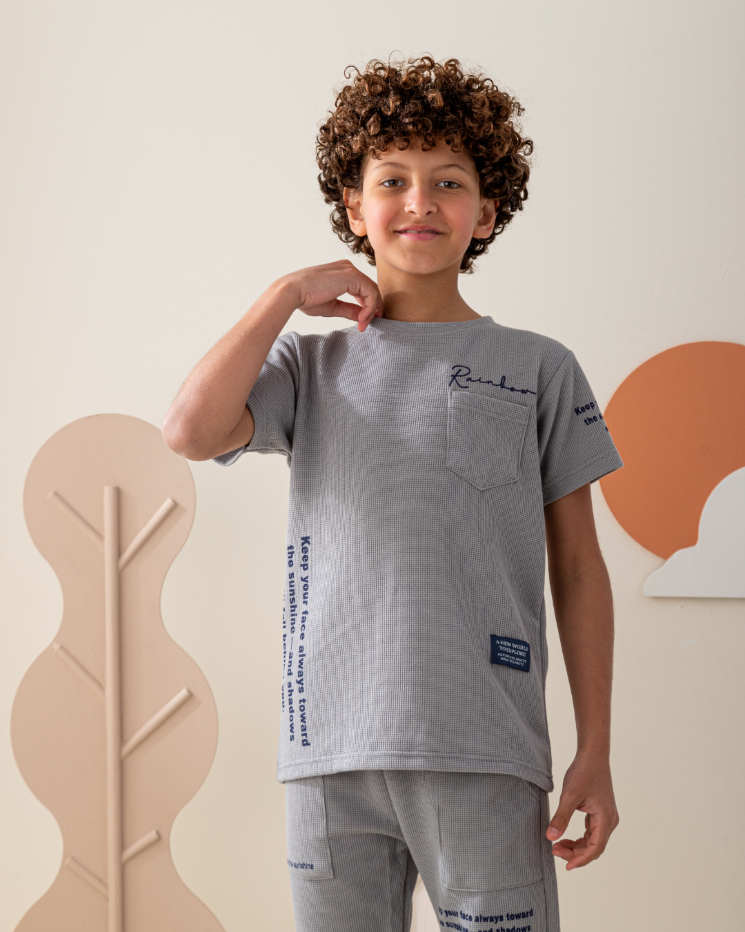 relax بيجاما اولادي تيشرت و بنطلون