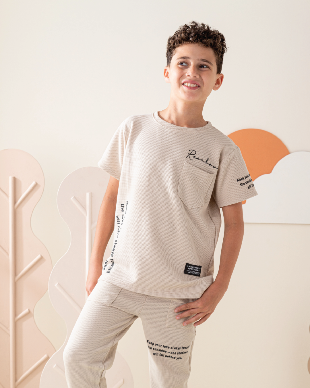 relax بيجاما اولادي تيشرت و بنطلون