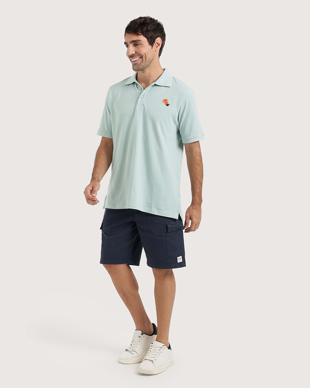 Jacquard Polo Short Set