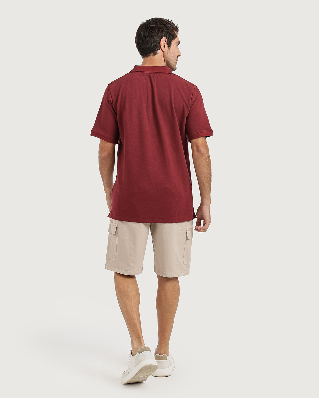 Jacquard Polo Short Set