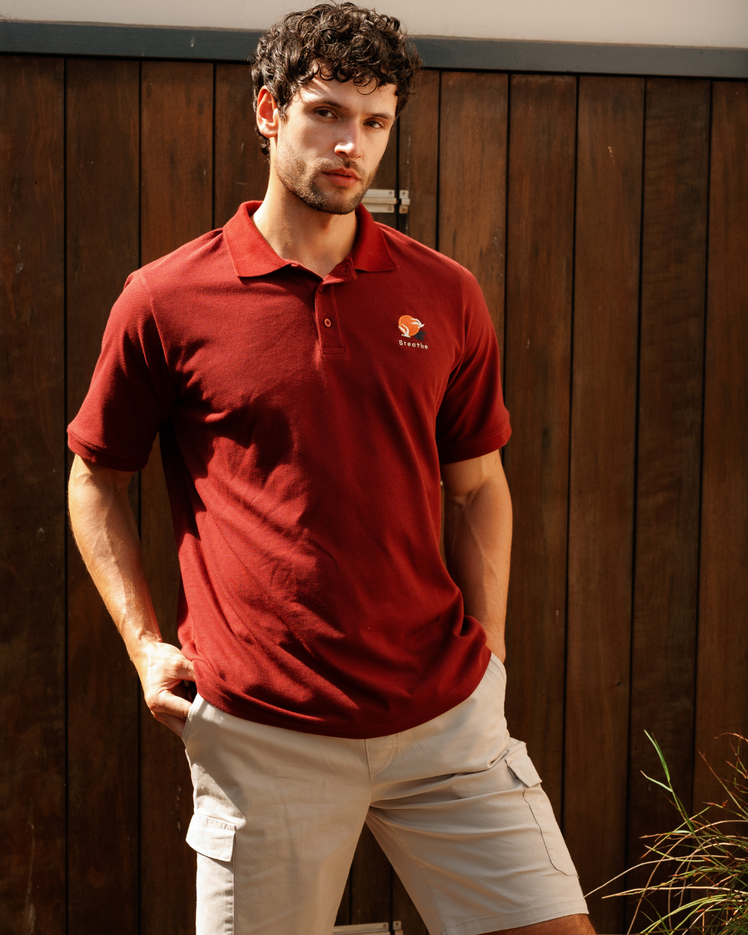 Jacquard Polo Short Set