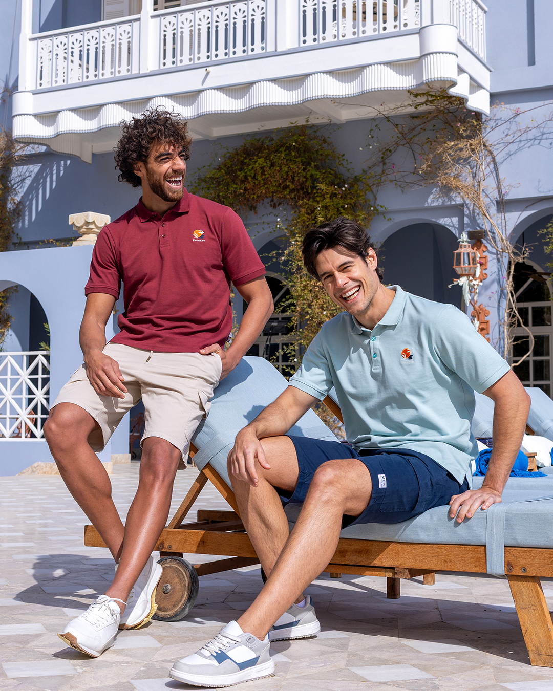 Jacquard Polo Short Set