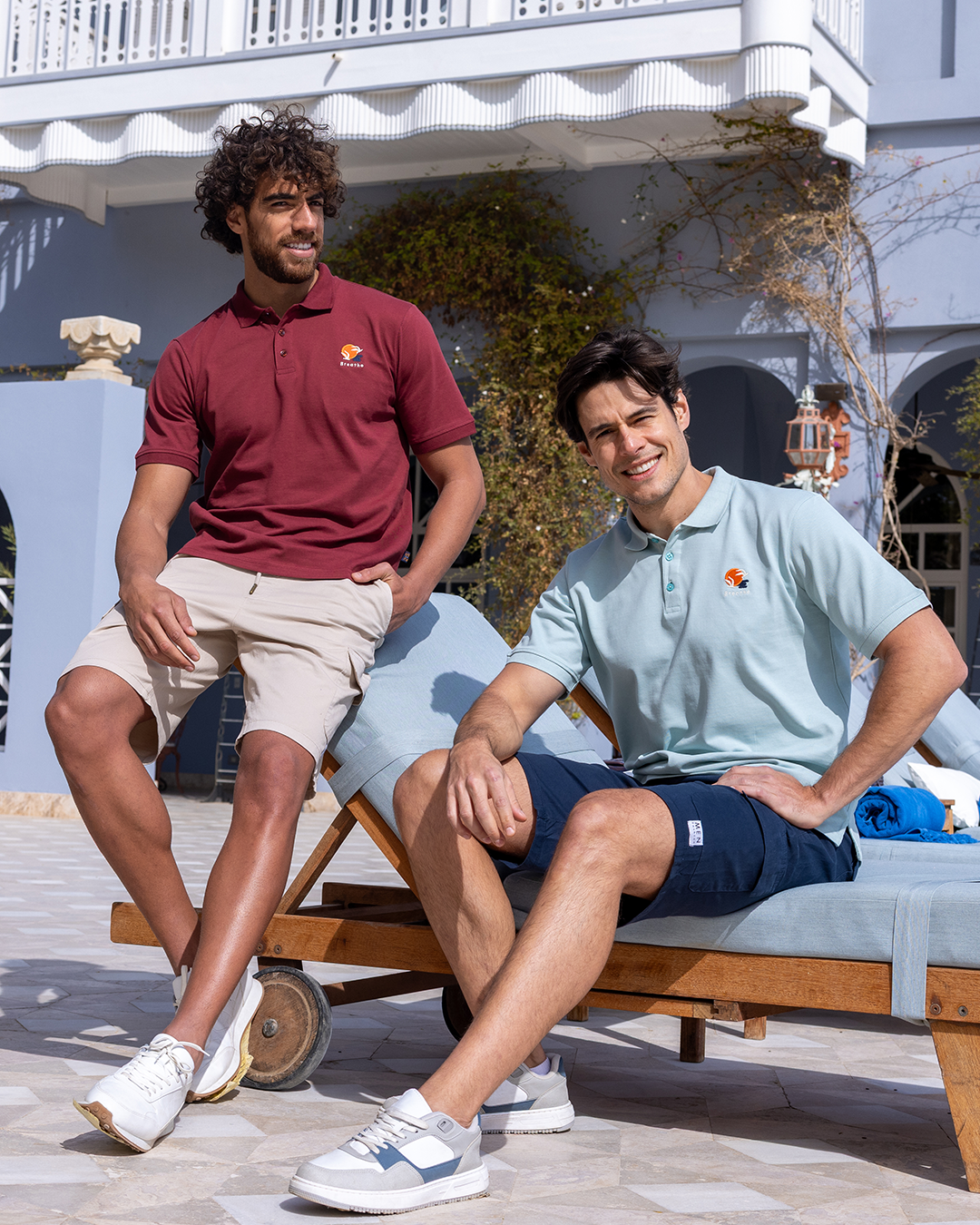 Jacquard Polo Short Set