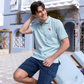 Jacquard Polo Short Set