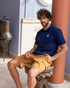 Jacquard Polo Short Set