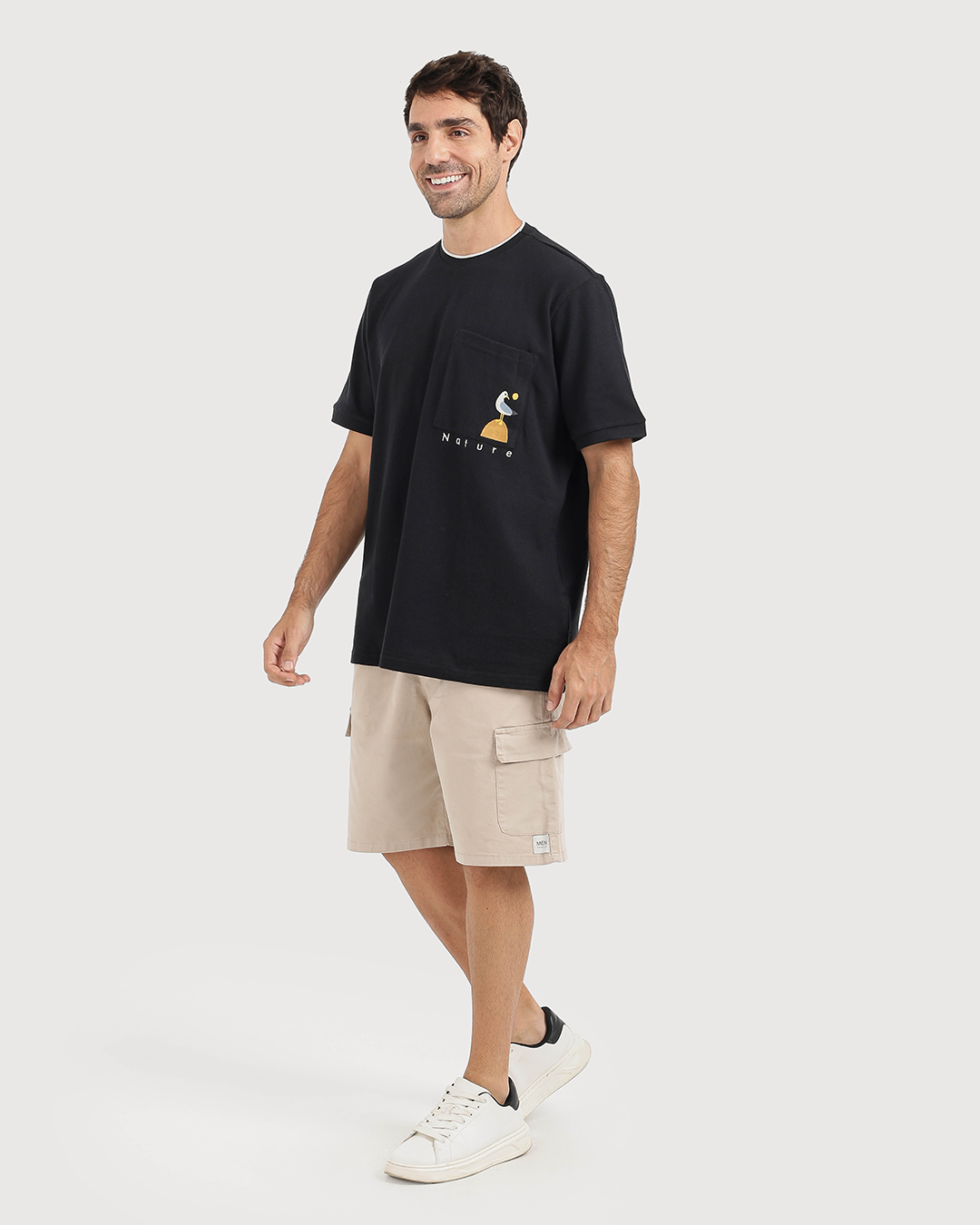 طقم رجالي تيشرت بيكيه