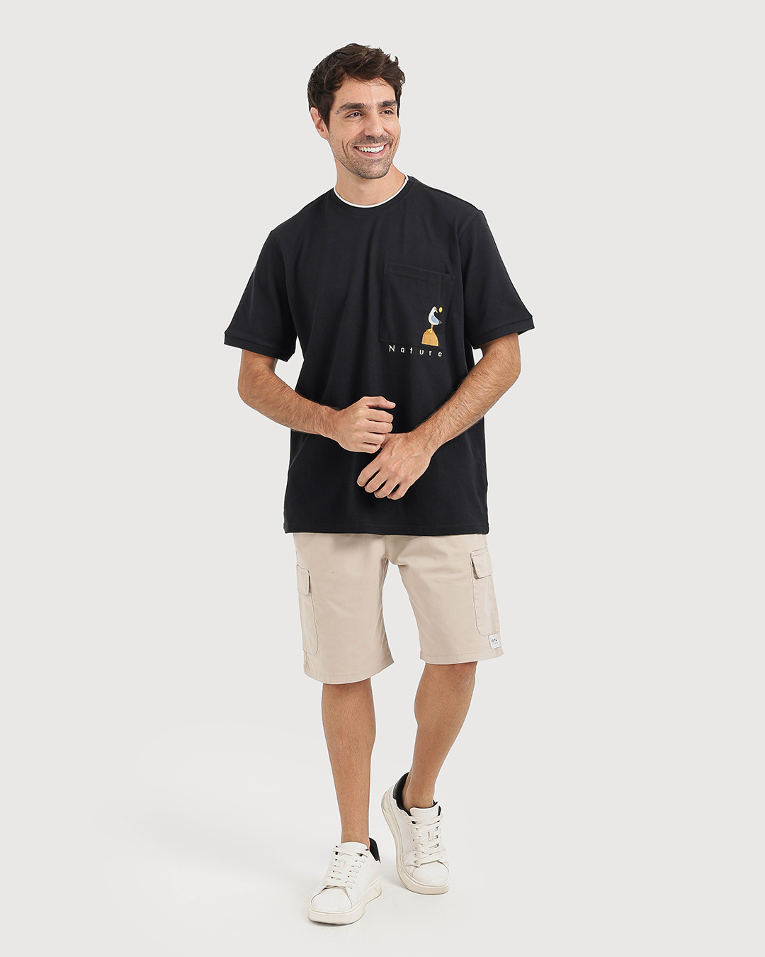 طقم رجالي تيشرت بيكيه