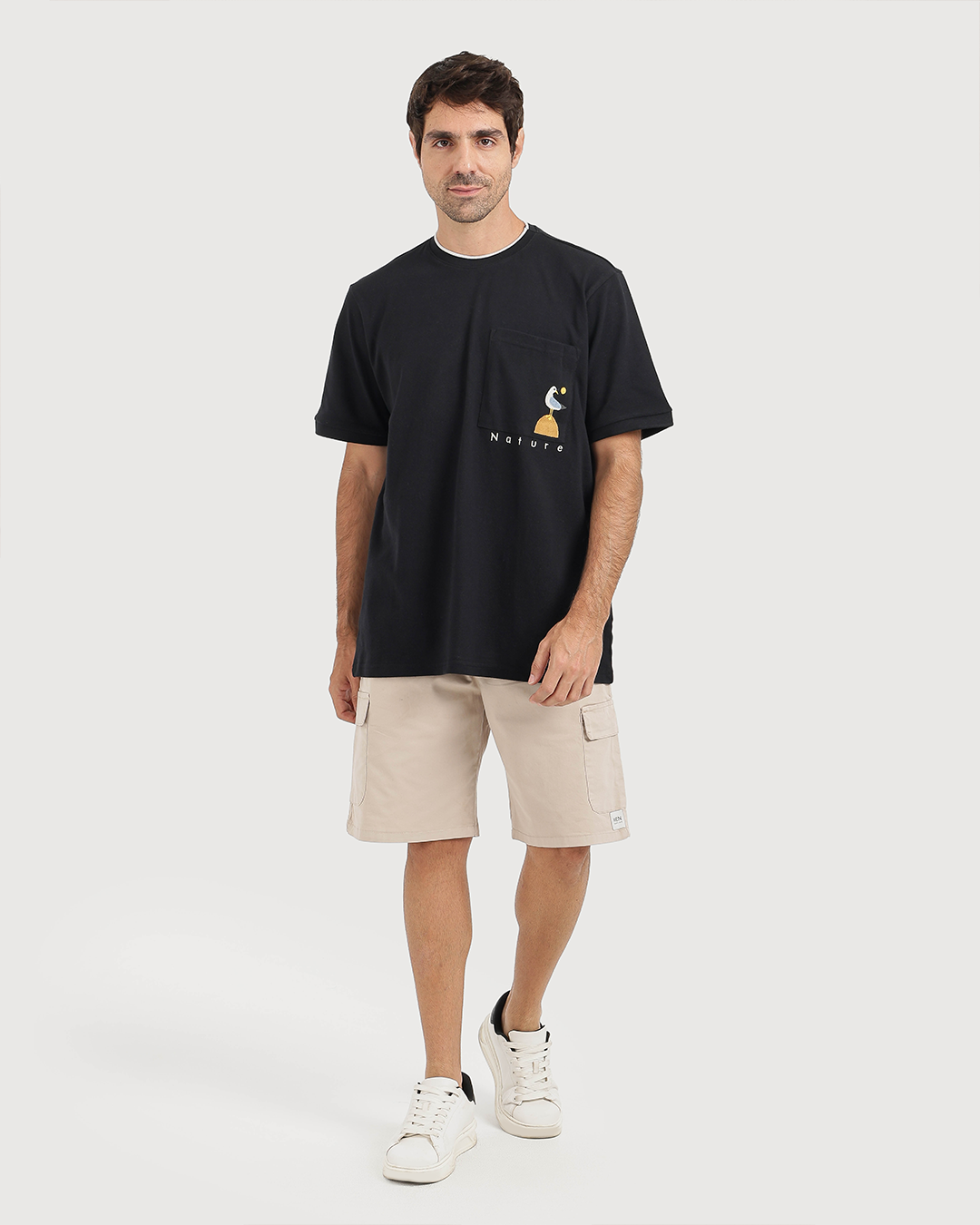 طقم رجالي تيشرت بيكيه