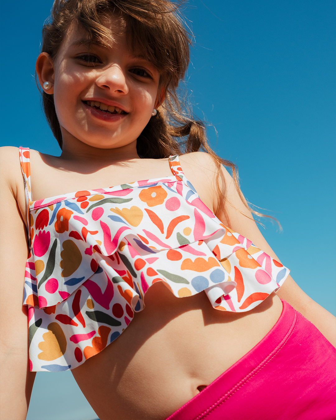 مايوه قطعتين ورود متداخله