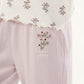 بيجاما بنطلون انتيرلوك ورود صغيره