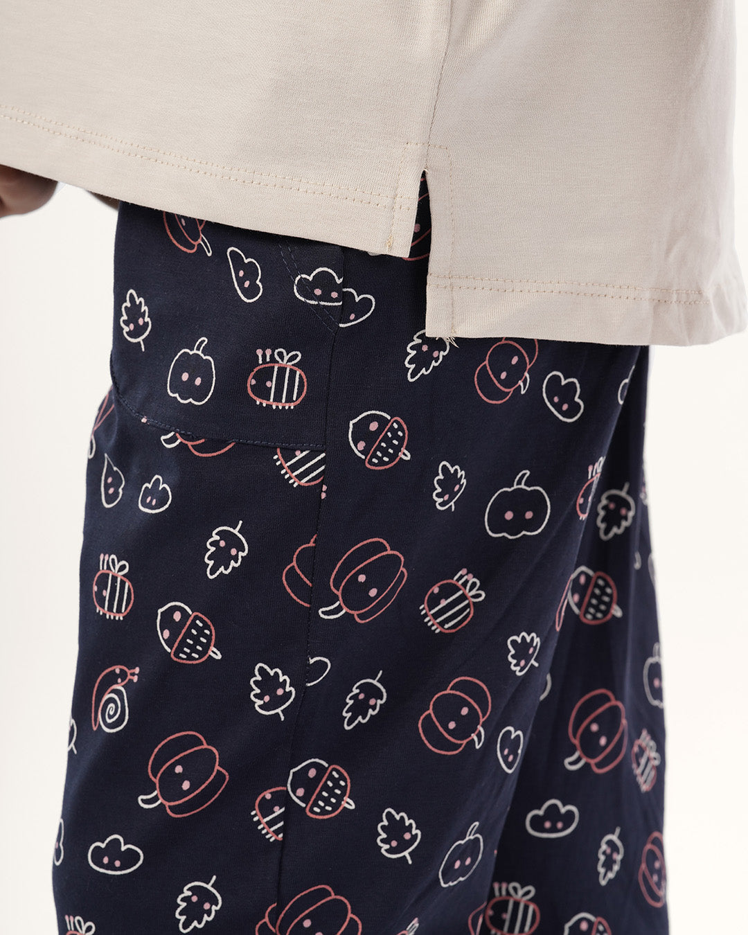 بيجاما بنطلون قطن و توب بكم اهلا ب الخريف